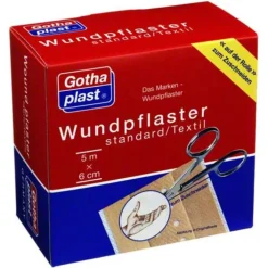 Gothaplast Wundpflaster standard 6 cm x 5 m Rolle, 1 St> Wundpflaster