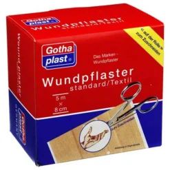 Gothaplast Wundpflaster standard 8 cm x 5 m Rolle, 1 St> Wundpflaster