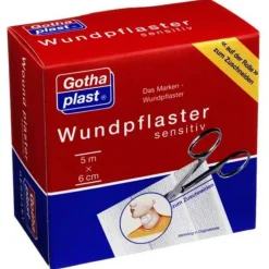 Gothaplast Wundpflaster sensitiv 6 cm x 5 m, 1 St> Wundpflaster