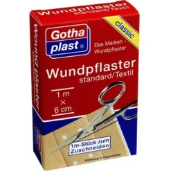 Gothaplast Wundpflaster standard 6 cm x 1 m, 1 St