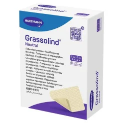 Grassolind Salbenkompressen 5x5 cm steril, 50 St