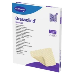 Grassolind Salbenkompressen 10x10 cm steril, 10 St