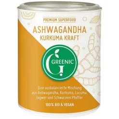 Greenic Ashwagandha-Kurkuma Kraft, 130 g> Ashwagandha