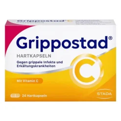 Grippostad C Hartkapseln bei Erkältung, 24 St> Grippemittel