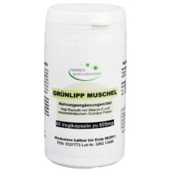Hannes pure Lebenslust Grünlipp Muschel Kapseln, 60 St> Grünlippmuschel