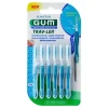 GUM Trav-Ler 1,6mm Tanne blau Interdental + 6Kappen, 6 St
