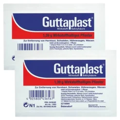 Guttaplast ® Warzenpflaster 6 cm x 9 cm , 2x1 St> Hühneraugenpflaster|Hühnerauge Entfernen