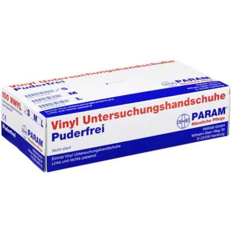 Handschuhe Einmal Vinyl puderfrei S, 100 St