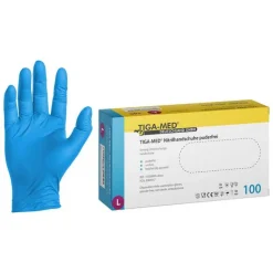 Handschuhe Einweg Nitril puderfrei Größe L, 100 St