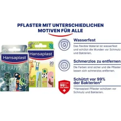 Hansaplast Be Happy Pflaster, 16 St><noscript><img width=
