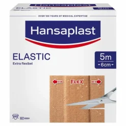 Hansaplast Elastic Pflaster 5 m x 6 cm, 1 St> Wundpflaster
