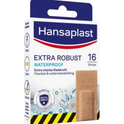 Hansaplast extra robust wasserdicht Pflasterstrips, 16 St