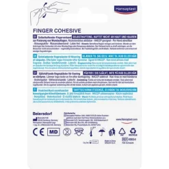 Hansaplast Fingerverband selbsthaftend 2,5 cmx5 m blau, 1 St> Wundpflaster