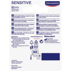 Hansaplast Fixierpflaster sensitive 5mx1,25cm, 1 St