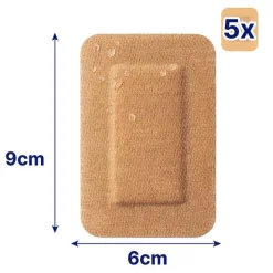 Hansaplast FLEXIBLE Wundverband 6x9 cm Strips, 5 St><noscript><img width=