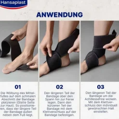 Hansaplast Fußgelenk-Bandage verstellbar, 1 St><noscript><img width=
