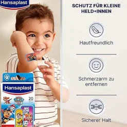 Hansaplast Kinder Pflasterstrips Paw Patrol, 20 St