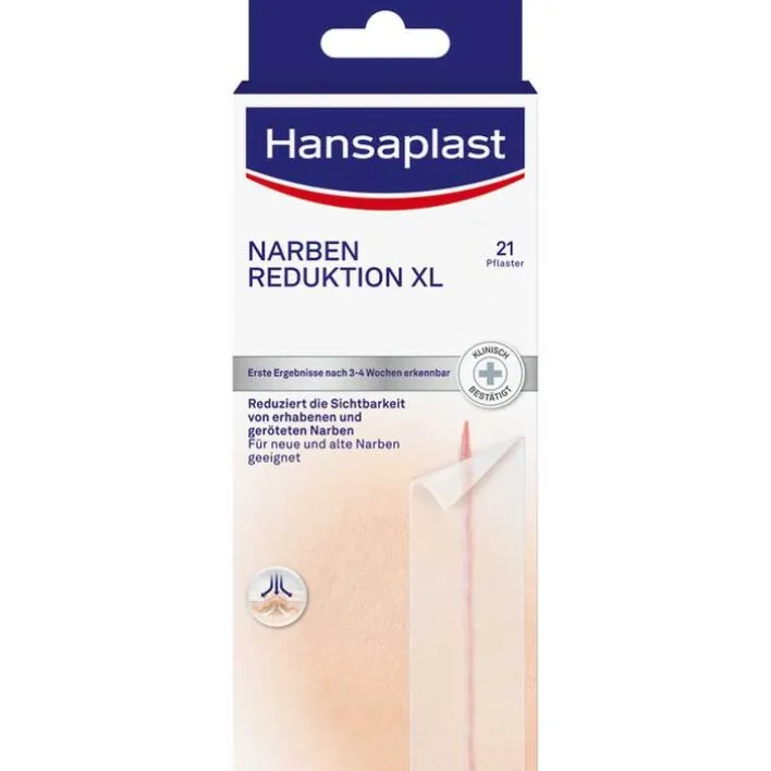 Hansaplast Pflaster zur Behandlung von Narben XL, 21 St> Wundpflaster|Spezialpflaster