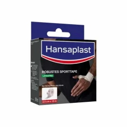 Hansaplast robustes Sporttape 2,5 cmx10 m weiß, 1 St
