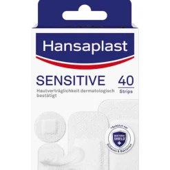 Hansaplast Sensitive Pflaster hypoallergen Strips, 40 St