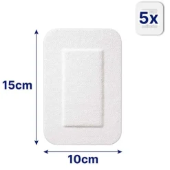 Hansaplast SENSITIVE 3XL Wundverband steril 10x15 cm, 5 St> Wundpflaster|Heftpflaster