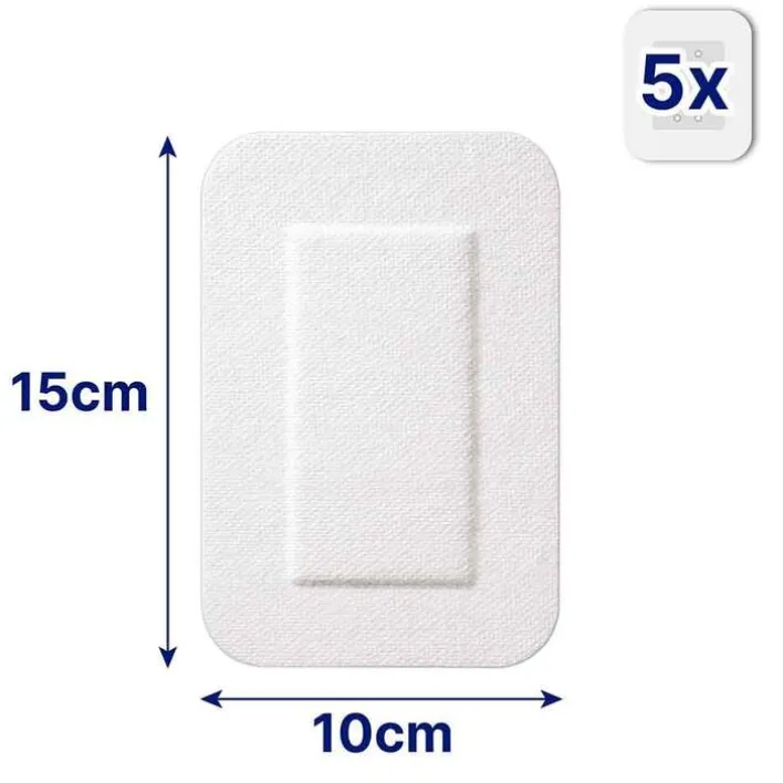 Hansaplast SENSITIVE 3XL Wundverband steril 10x15 cm, 5 St> Wundpflaster|Heftpflaster