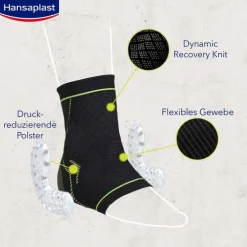 Hansaplast Sport Fußgelenk-Bandage Größe S/M, 1 St><noscript><img width=
