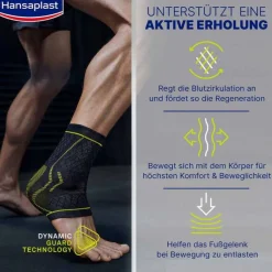 Hansaplast Sport Fußgelenk-Bandage Größe L/XL, 1 St