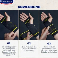 Hansaplast Sport Handgelenk-Bandage Größe L/XL, 1 St