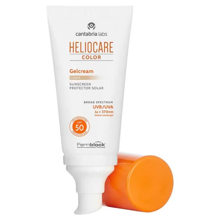 Heliocare Color Gelcream light SPF50, 50 ml> Lsf 50+|Gesicht