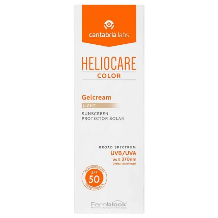 Heliocare Color Gelcream light SPF50, 50 ml> Lsf 50+|Gesicht