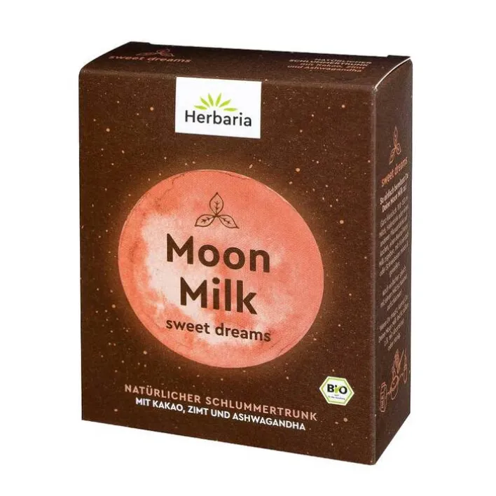 Herbaria Moon Milk sweet dreams Bio Pulver, 5X5 g> Ayurveda Produkte