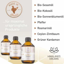 Himalayas Dreams Ayurveda Ziehgold Santulan Öl, 250 ml><noscript><img width=