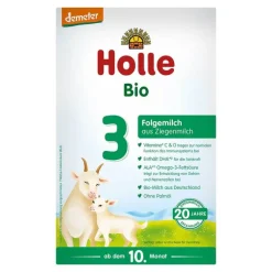 Holle Bio Folgemilch 3 auf Ziegenmilchbasis Pulver, 400 g