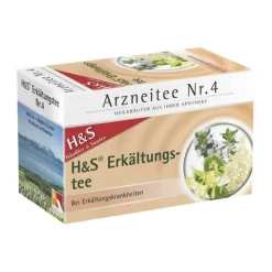 H&S Tee H&S Erkältungstee Nr. 4 Filterbeutel, 20X2.0 g> Erkältungstee