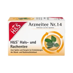 H&S Tee H&S Hals- und Rachentee Filterbeutel, 20X2.5 g> Halsschmerztabletten