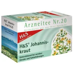 H&S Tee H&S Johanniskraut Filterbeutel, 20X2.0 g> Beruhigungstee