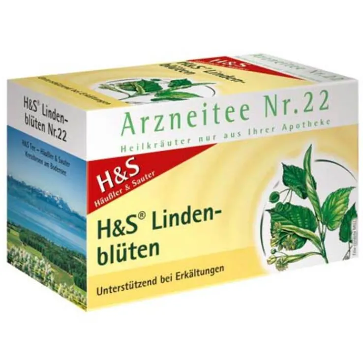 H&S Lindenblüten Tee Filterbeutel, 20X1.8 g