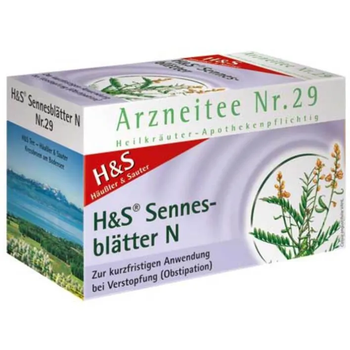 H&S Tee H&S Sennesblätter N Filterbeutel, 20X1.0 g> Abführmittel