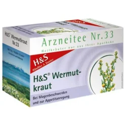 H&S Tee H&S Wermutkraut Filterbeutel, 20X1.5 g> Magentee