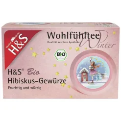 H&S Tee H&S Wintertee Bio Hibiskus-Gewürze Filterbeutel, 20X2.5 g> Kräutertee|Bio Tee