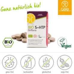 GSE 5-Htp Griffonia Tabletten Bio, 60 St> Aminosäuren