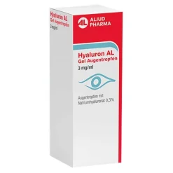 Hyaluron AL Gel Augentropfen 3 mg / ml, 1X10 ml