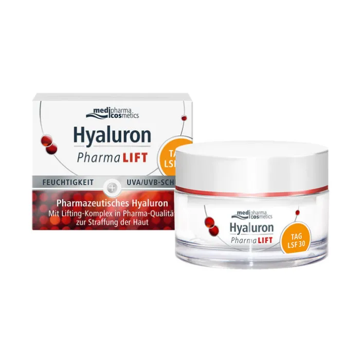 Medipharma Cosmetics Hyaluron Pharmalift Tag Creme LSF 30, 50 ml> Trockene Haut