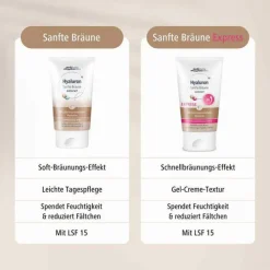 Medipharma Cosmetics Hyaluron Sanfte Bräune Gesichtspflege Creme, 50 ml><noscript><img width=