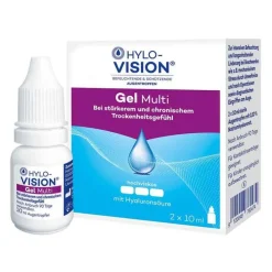 Hylo-Vision Gel Multi Augentropfen, 2X10 ml> Augentropfen Trockene Augen