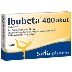 Beta Ibu® 400 akut Filmtabletten, 10 St> Zahnschmerztabletten|Regelschmerzen Tabletten