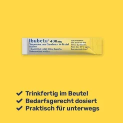 Ibubeta 400 mg Suspension zum Einnehmen im Beutel, 20 St><noscript><img width=