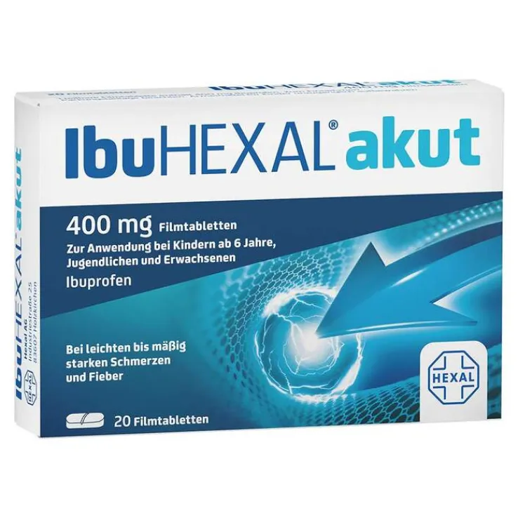 IbuHexal akut 400 mg Filmtabletten, 20 St