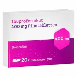 Ibuprofen akut 400 mg Filmtabletten, 20 St